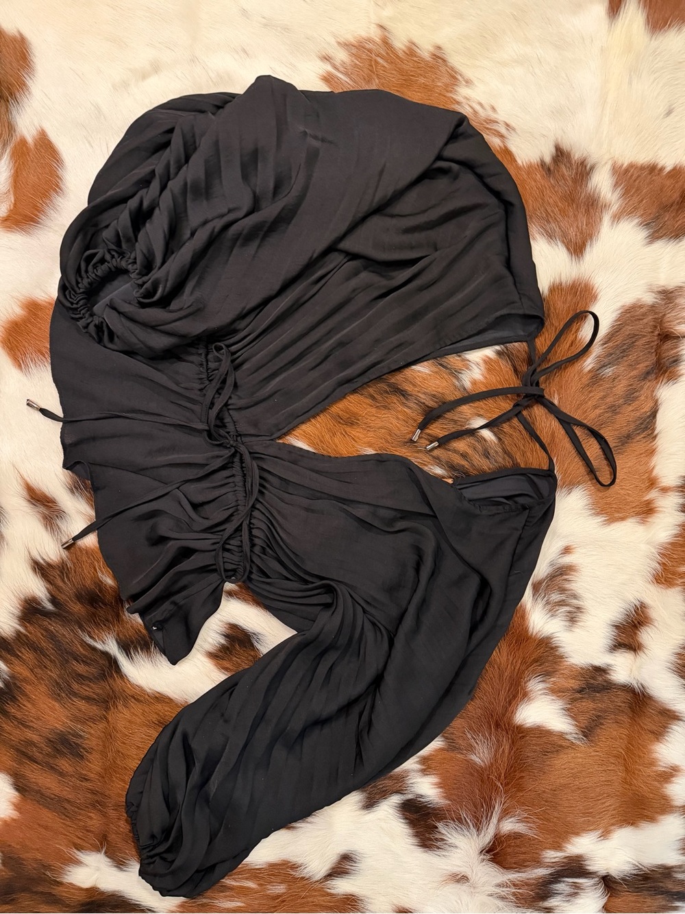 Free People Black Ribbed Men’s Pants